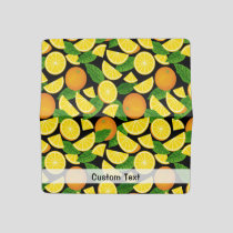 Orange Background Checkbook Cover