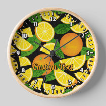 Orange Background Clock