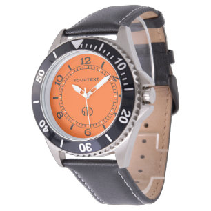 Orange Background Color Personalize This! Watch