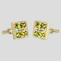 Orange Background Cufflinks