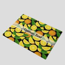 Orange Background Doormat