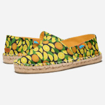 Orange Background Espadrilles