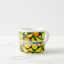 Orange Background Espresso Cup