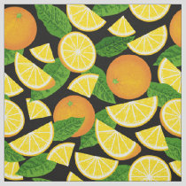 Orange Background Fabric