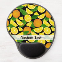 Orange Background Gel Mouse Pad