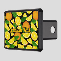 Orange Background Hitch Cover
