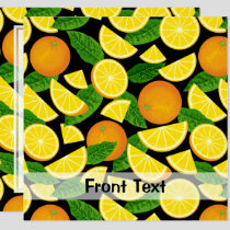 Orange Background Invitation
