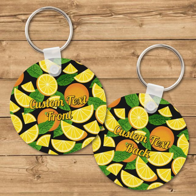 Orange Background Keychain (Creator Uploaded)