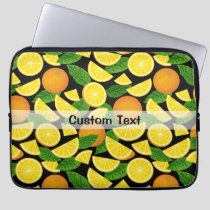 Orange Background Laptop Sleeve