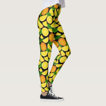 Orange Background Leggings