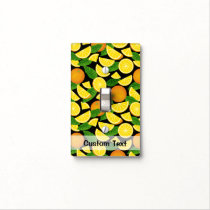 Orange Background Light Switch Cover