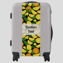 Orange Background Luggage