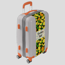 Orange Background Luggage
