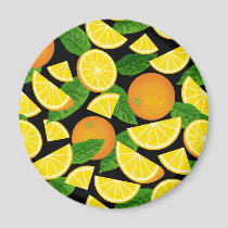 Orange Background Magnet