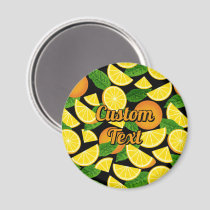 Orange Background Magnet