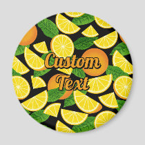 Orange Background Magnet