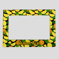 Orange Background Magnetic Frame