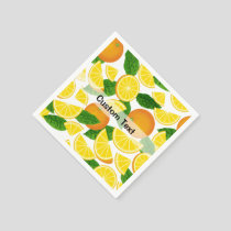 Orange Background Napkins