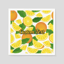Orange Background Napkins