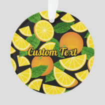 Orange Background Ornament