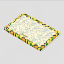 Orange Background Post-it Notes
