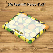 Orange Background Post-it Notes