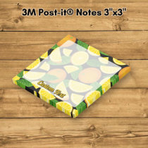 Orange Background Post-it Notes