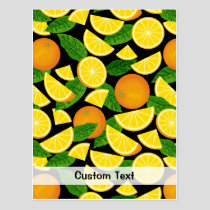 Orange Background Postcard