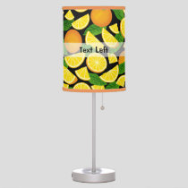 Orange Background Table Lamp