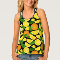 Orange Background Tank Top