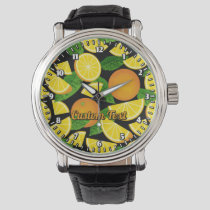 Orange Background Watch