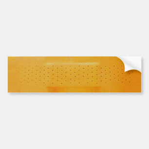 Orange Band-Aid Bumper Sticker