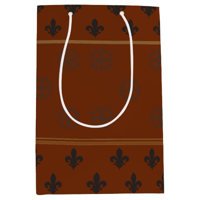 Orange Bar Medium Gift Bag (Front)