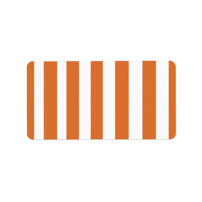 Orange Bars Labels (Front)