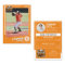 Orange Baseball Trading Card Pro Baseball Player