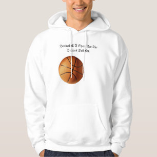 Orange Basketball Serious Dribbler Logo, Hoodie