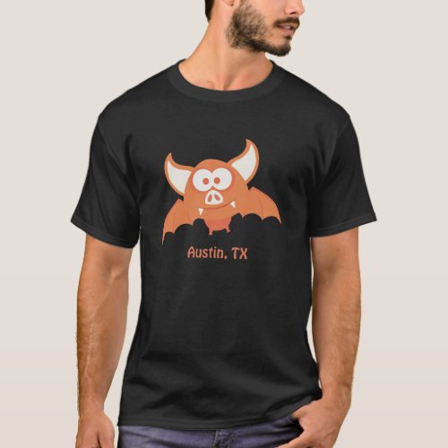 Orange Bat _ Austin TX T_Shirt