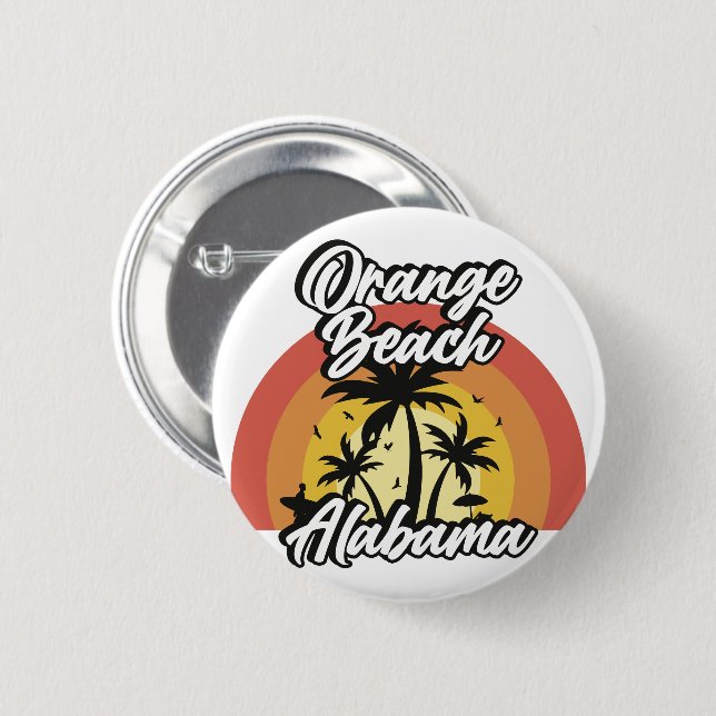 Orange Beach, Alabama Button (Front & Back)