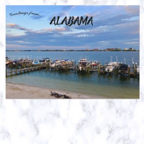 Orange Beach Alabama Postcard