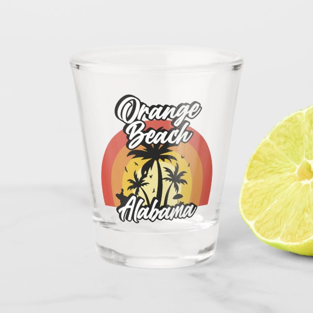 Orange Beach, Alabama Shot Glass (Front)