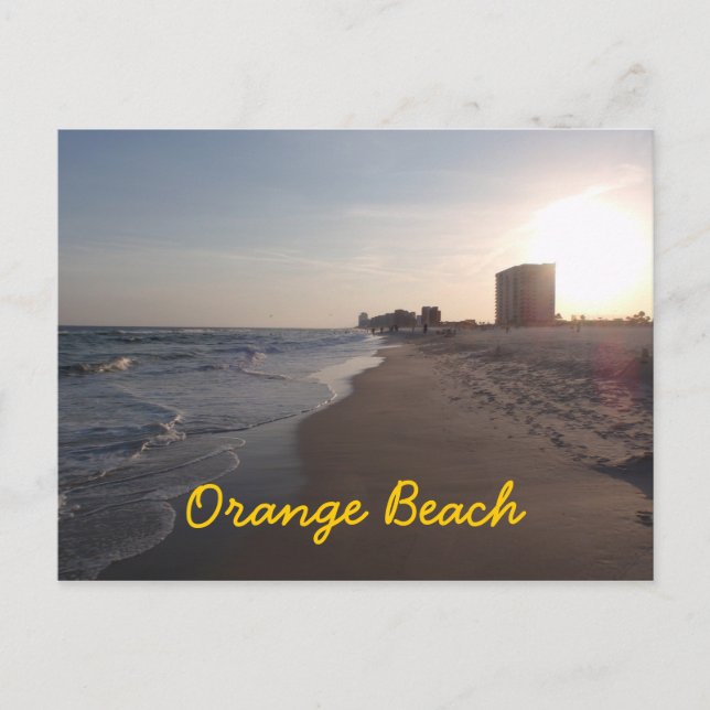 Orange Beach postcard (Front)