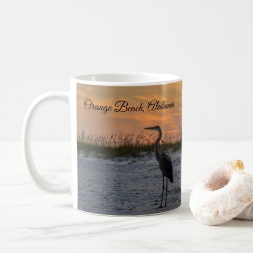 Orange Beach Sunset Coffee Mug