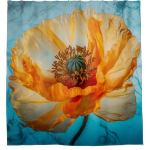 Orange Beauty Shower Curtain