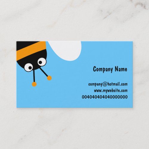 Orange Bee Business Card Templates