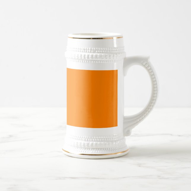 Orange Beer Stein (Right)