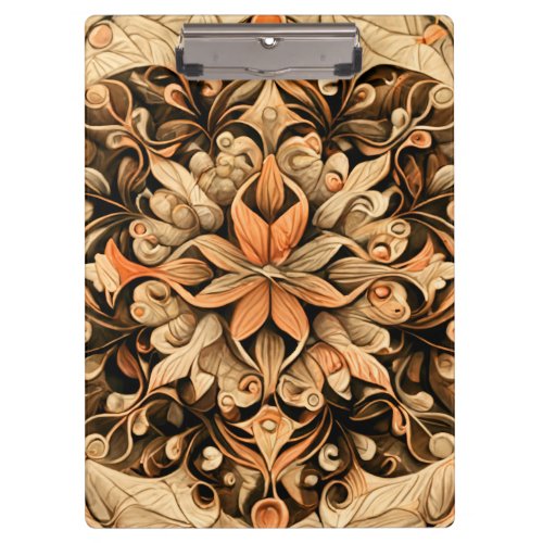 Orange Beige Brown Decoration aesthetic Background Clipboard