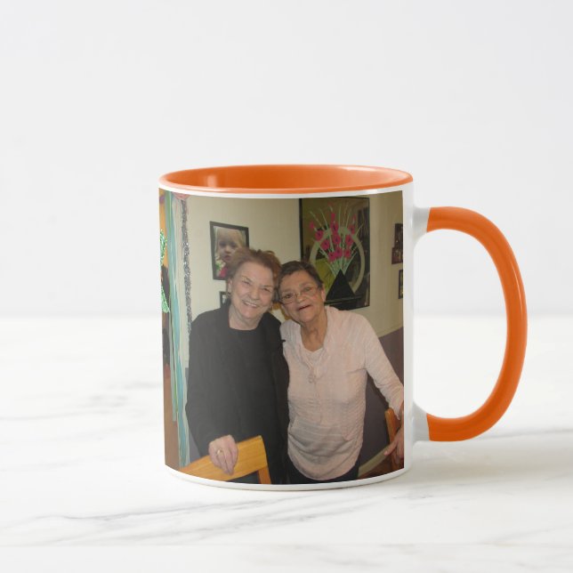 Orange Best Friends Coffee Mug (Right)