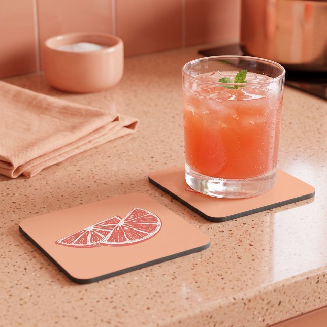 Orange Beverage Coaster (Creator Uploaded)