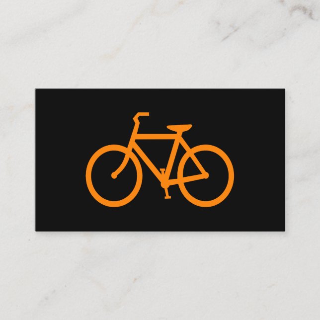 Orange Bike Business Card (Front)