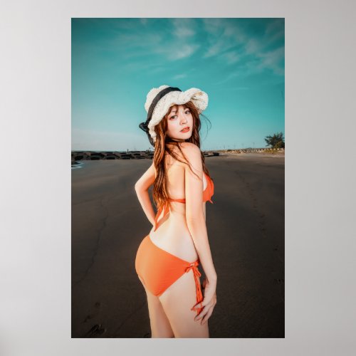 Orange Bikini Poster 32x48